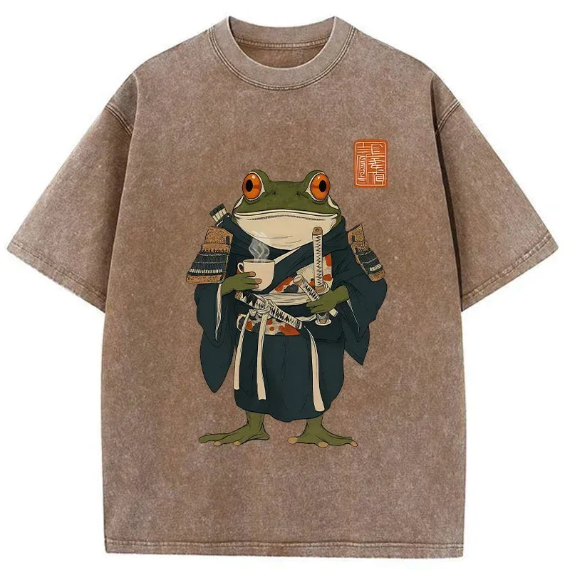 Kyoto Lion Retro Tee for Daily Wear