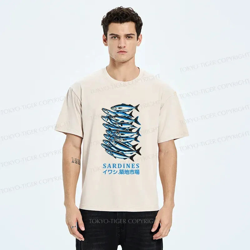 Tokyo fish market vintage streetwear t-shirt