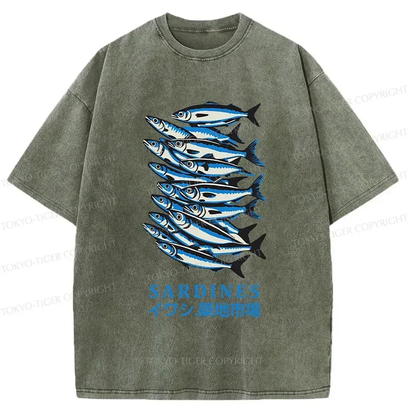 Tokyo fish market vintage streetwear t-shirt