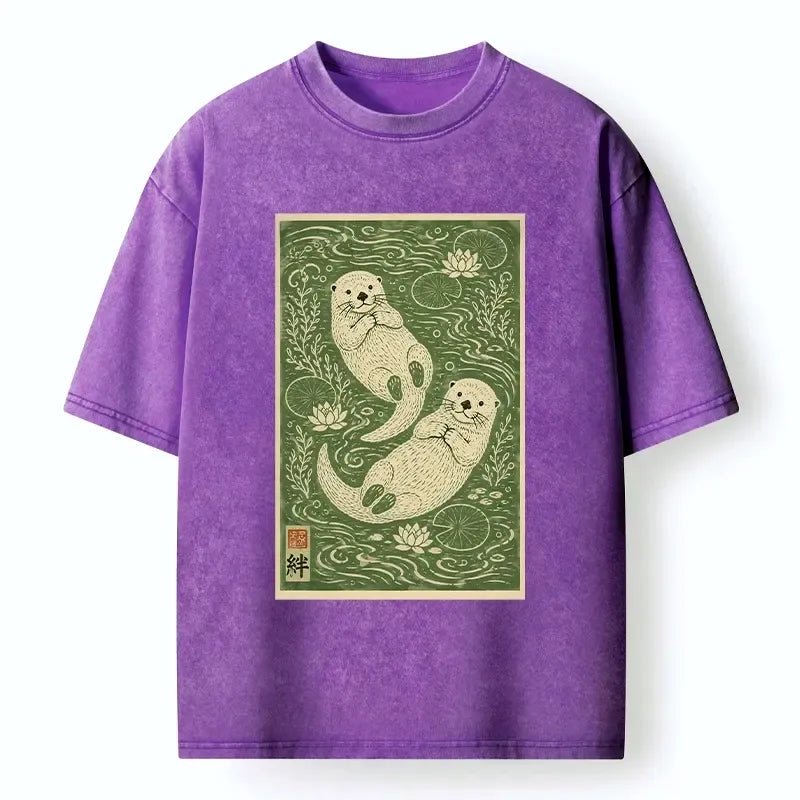 best seller japanese culture otter t-shirt