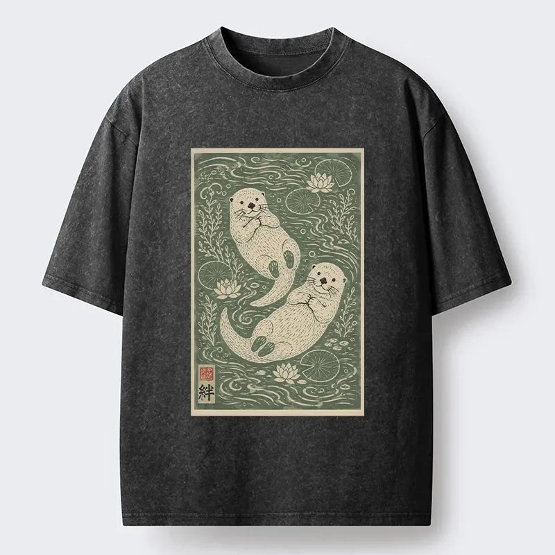 washed unisex cotton t-shirt for daily wear