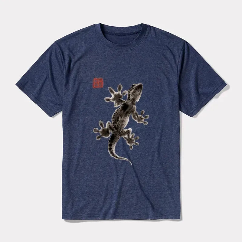 Minimal Gecko T-Shirt for Everyday Wear