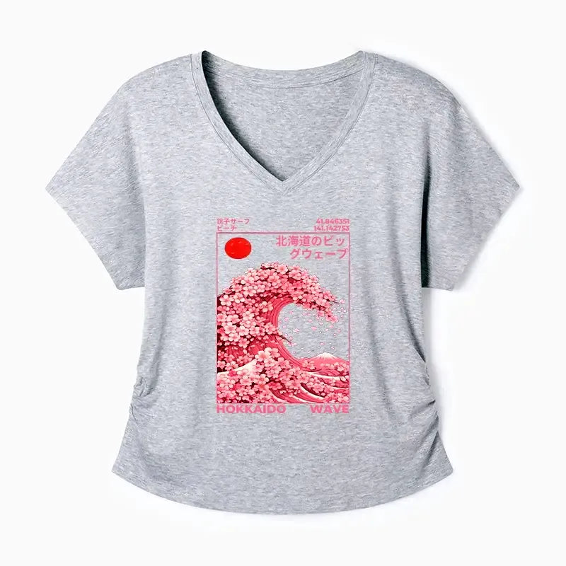 Dolman Sleeve T-Shirt for Daily Wear