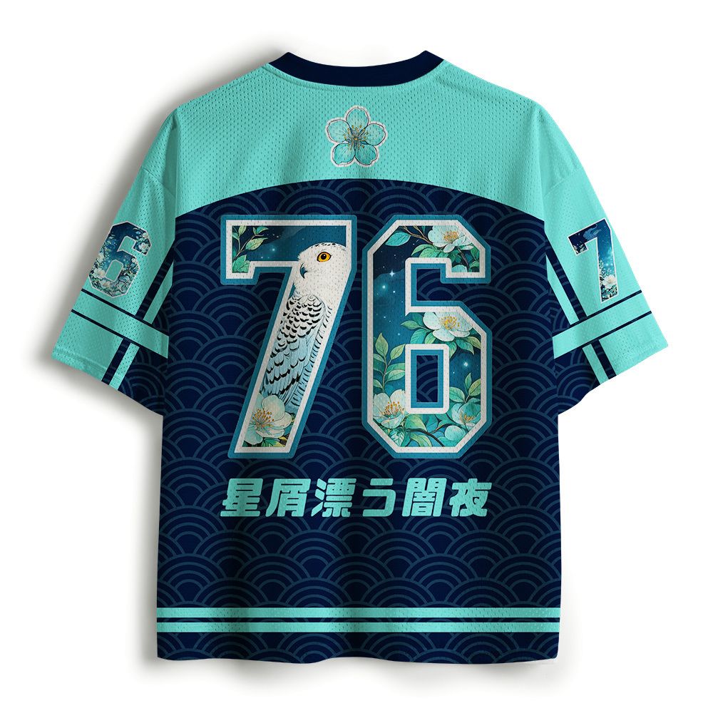 Starry Sky Snowy Owl Mesh Jersey