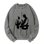 Relaxed Fit Japanese Culture Sweatshirt On Sale