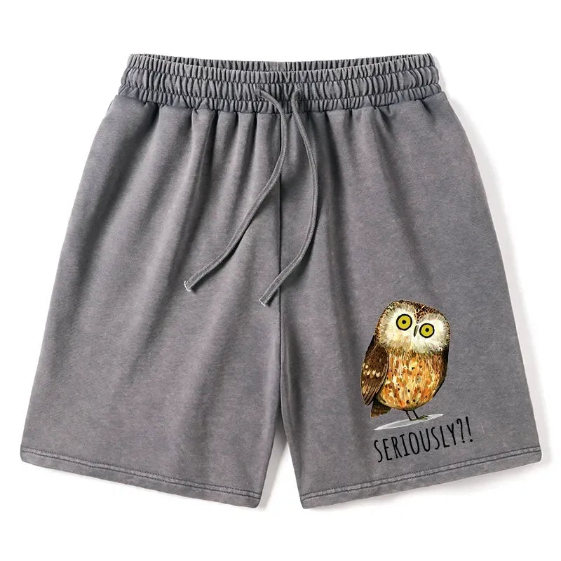 Washed Shorts for Daily Wear