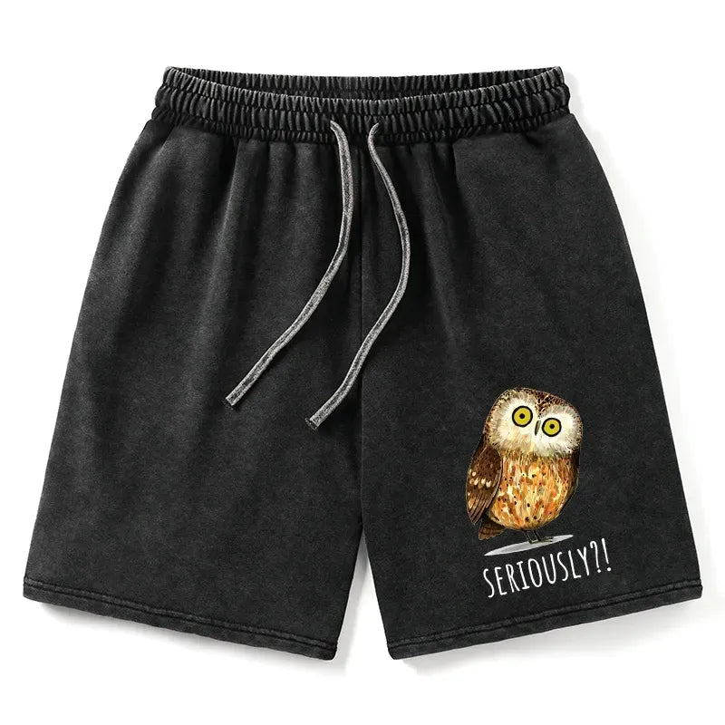 Washed Shorts for Daily Wear