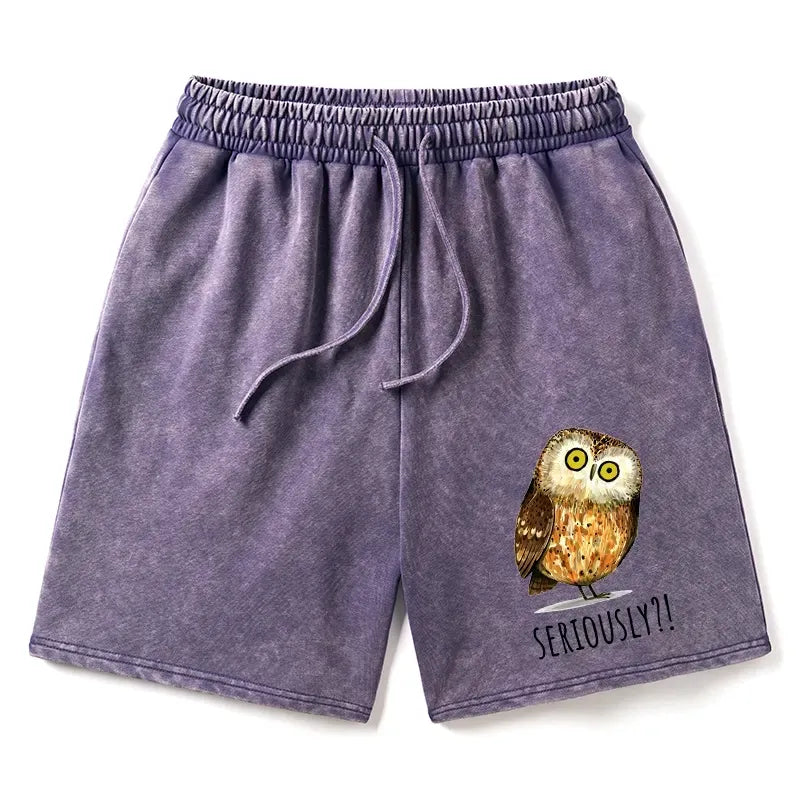 Japanese Meme Owl Shorts Gift Idea