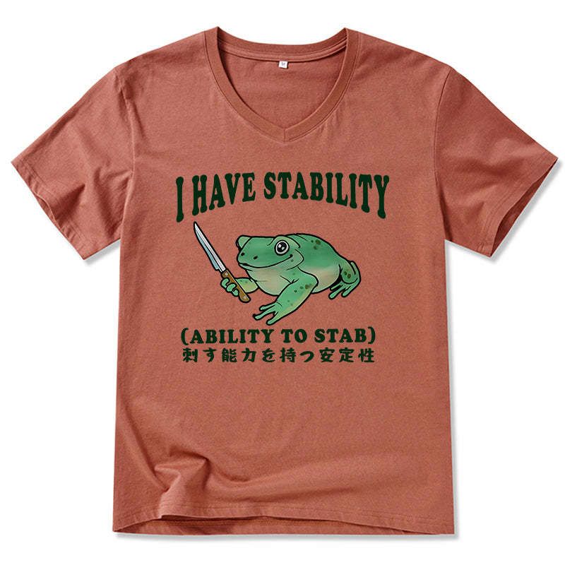 kyoto lion frog v-neck t-shirt