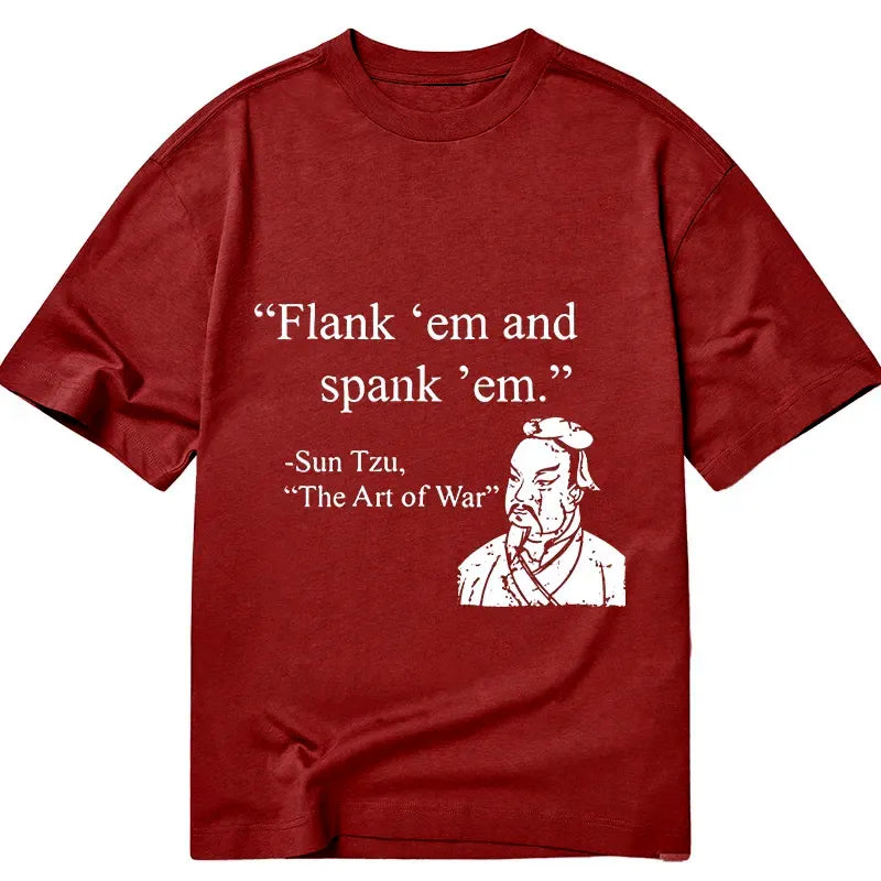 Funny Art of War Tee for Men