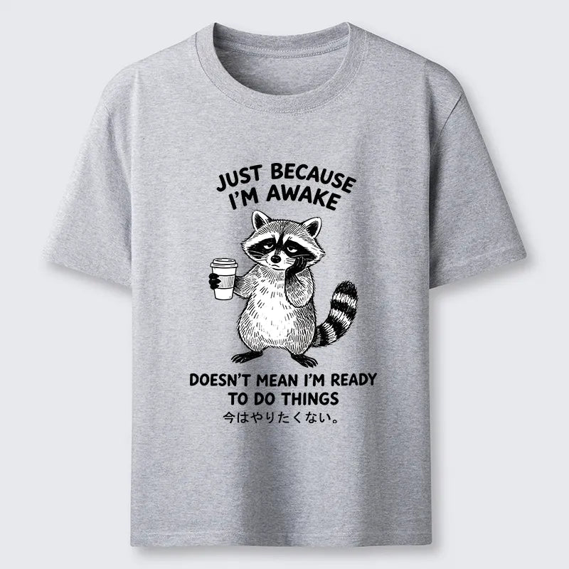 Kyoto-Lion Tired Raccoon Coffee Classic T-Shirt