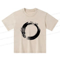 Kyoto-Lion Dragon's Circle Kids Washed T-Shirt