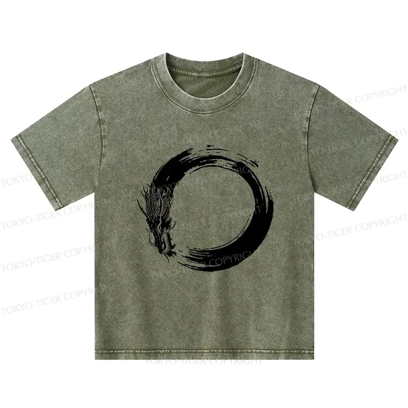 Dragon Circle Kids T-Shirt for Summer