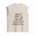 Funny Rat Life Truth Tank Top for Women