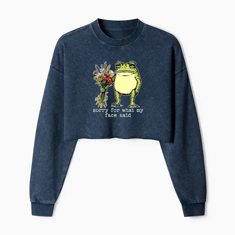 funny frog sweatshirt gift idea for her