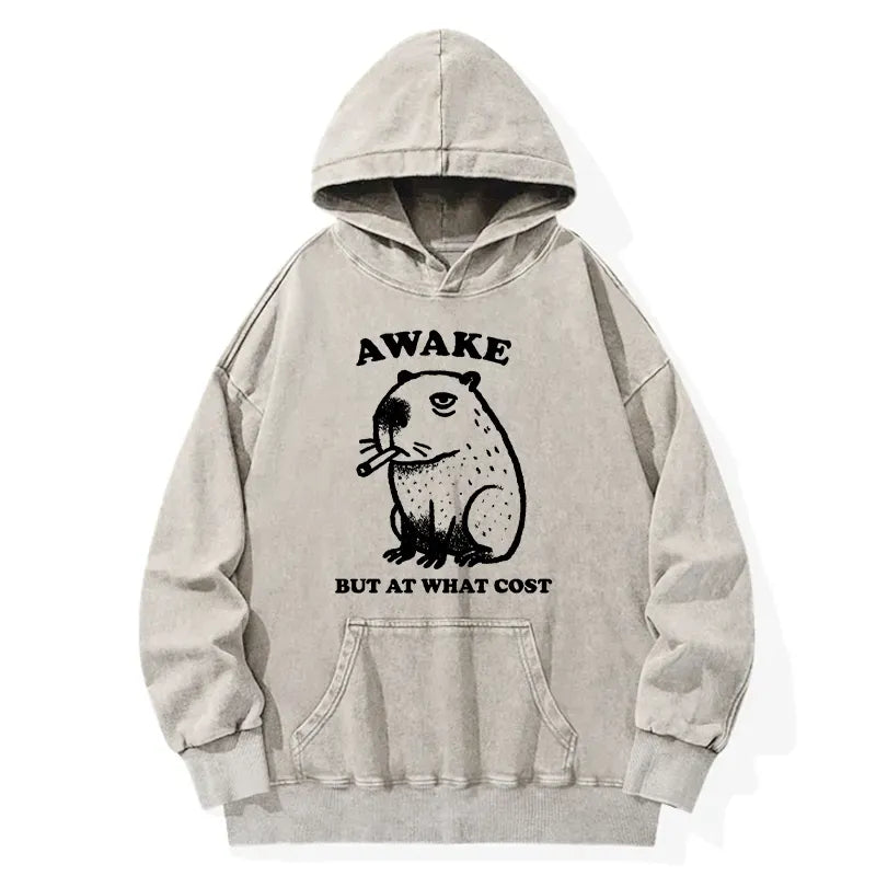 Japanese Vintage Washed Hoodie for Streetwear