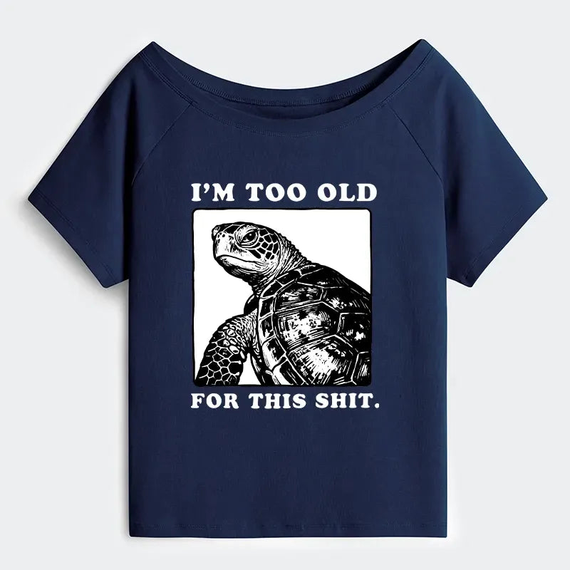 Kyoto-Lion Turtle Meme T-Shirt for Women