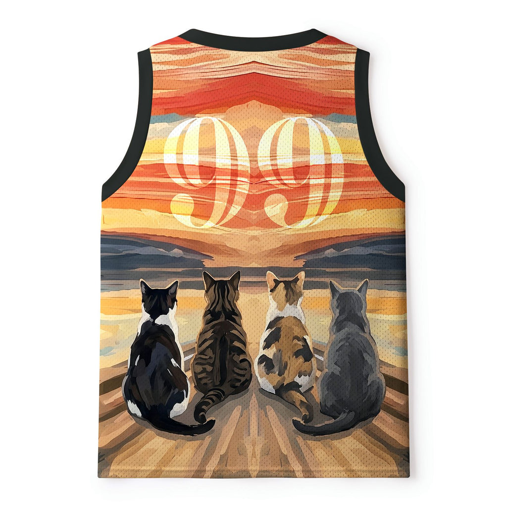 Breathable Japanese Cat Tank Top for Daily Wear