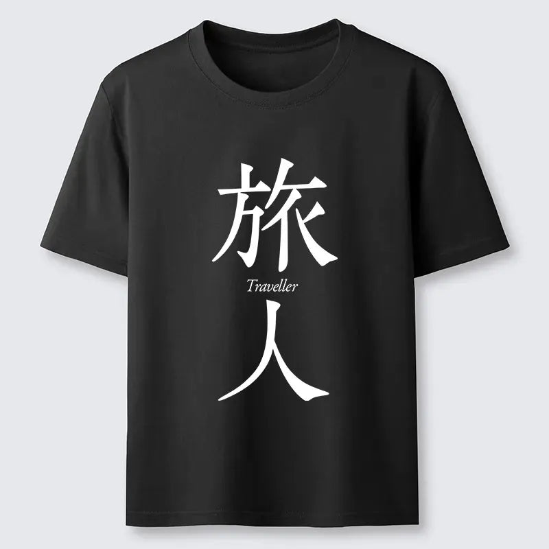 Ukiyo-e Style T-Shirt for Streetwear