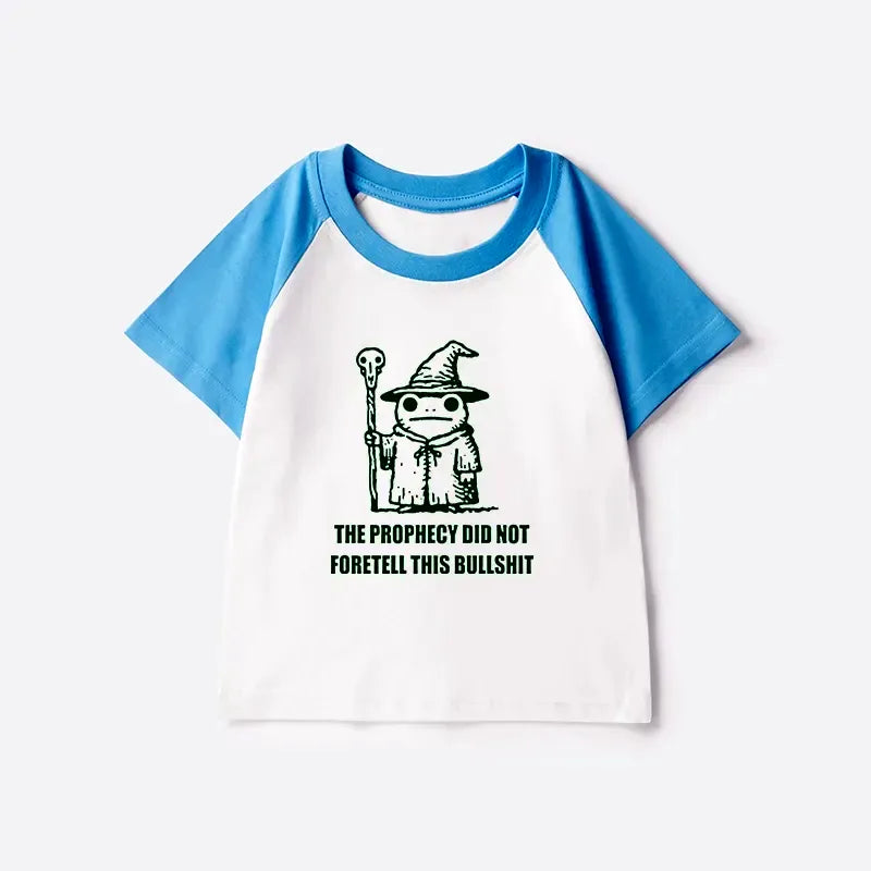 Weird Prophecy Frog T-Shirt for Kids