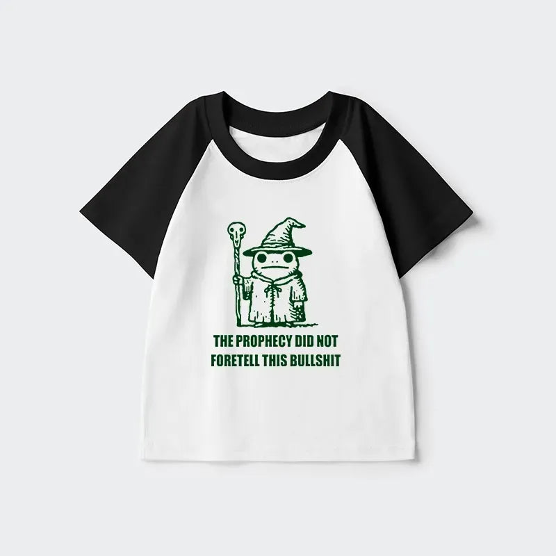Meme Wizard Frog Shirt for Kids