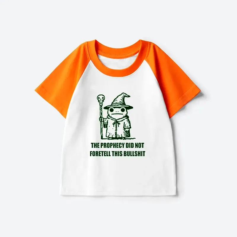 Funny Frog Kids Raglan T-Shirt