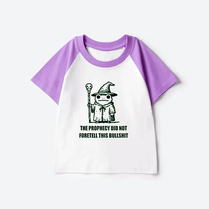 Meme Wizard Frog Shirt for Kids