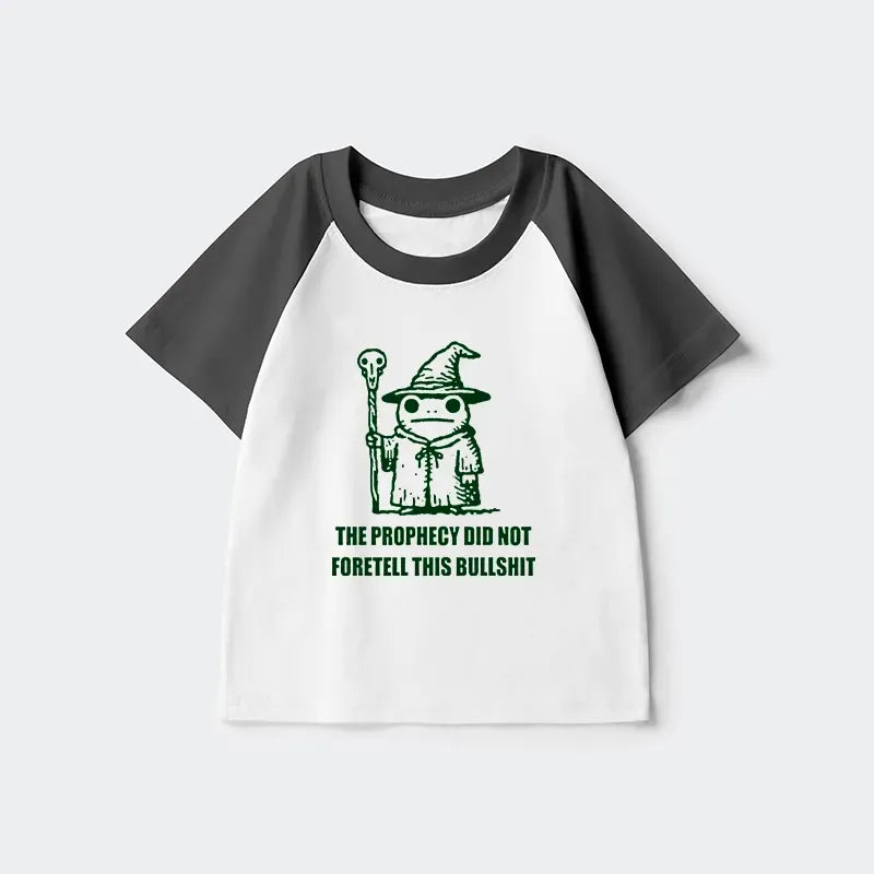 Weird Prophecy Frog T-Shirt for Kids