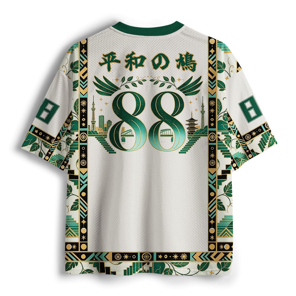 Japanese Style Mesh Jersey for Casual