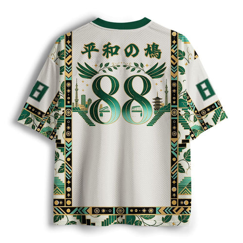 Japanese Style Mesh Jersey for Casual