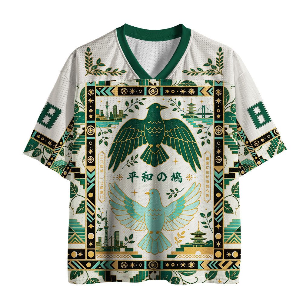Kyoto-Lion Birds Of Peace Mesh Jersey