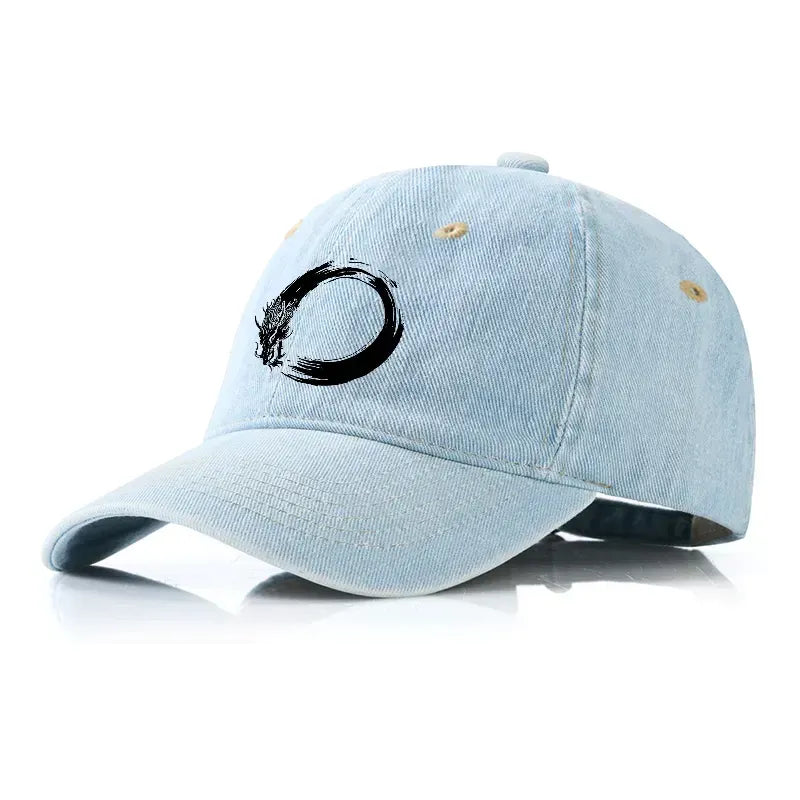 Vintage Japanese Denim Cap for Daily Wear