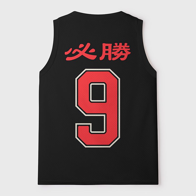 Japanese good luck Daruma tank top