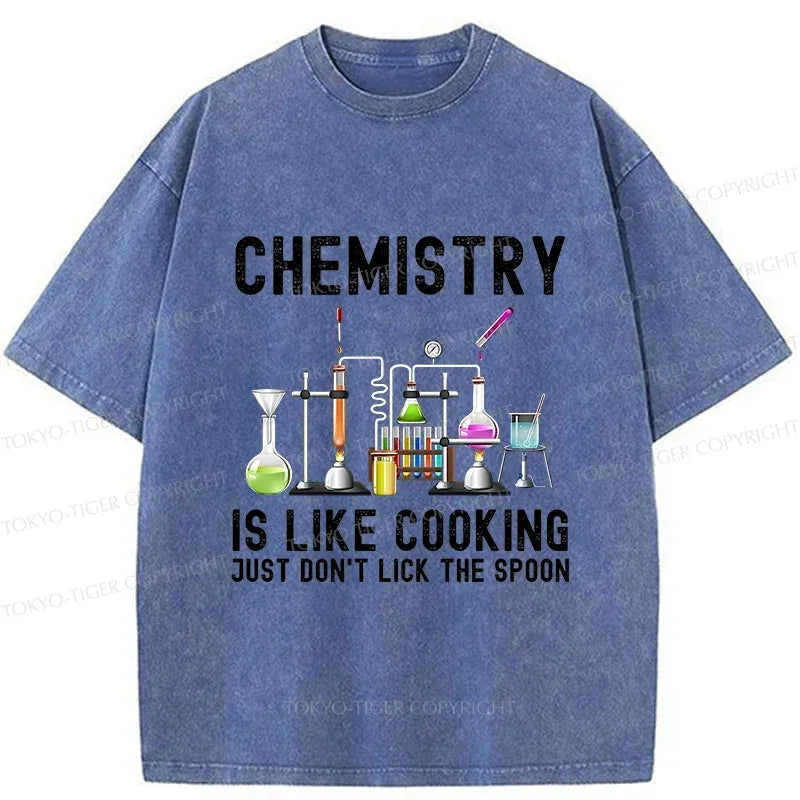 Kyoto-Lion Interesting Chemistry Washed T-Shirt