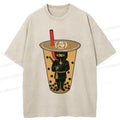 Japanese Ninja Washed T-Shirt Gift Idea