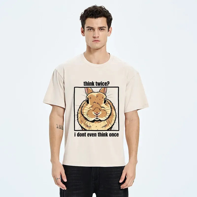 kyoto-lion funny rabbit shirt for casual weekend