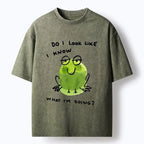 funny frog t-shirt for daily wear