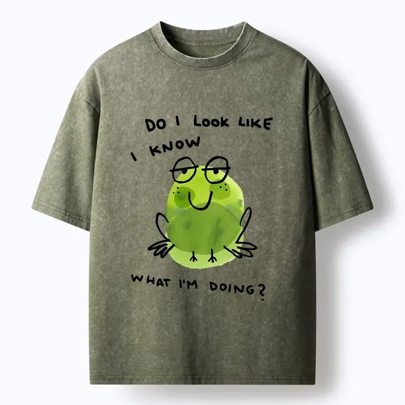 funny frog t-shirt for daily wear