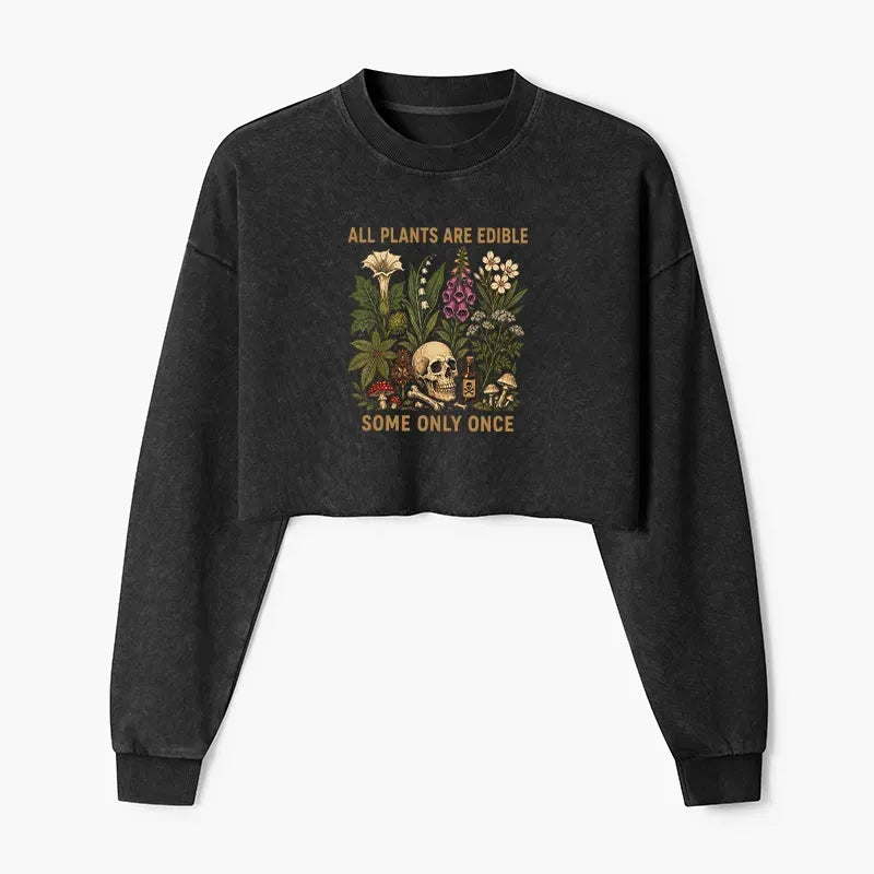 funny edible plants joke sweatshirt