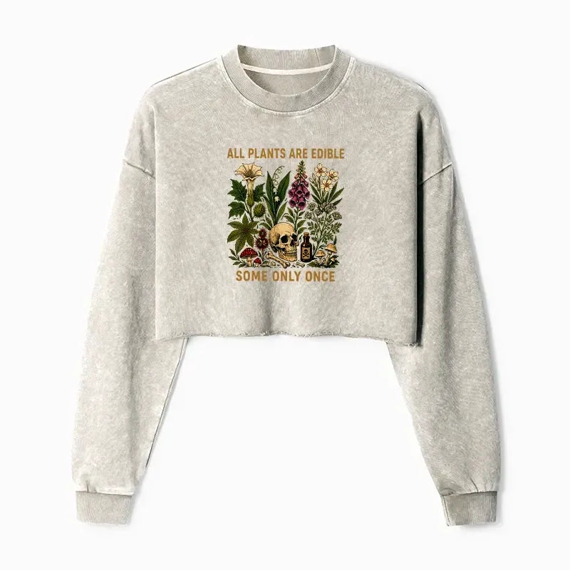 funny edible plants joke sweatshirt
