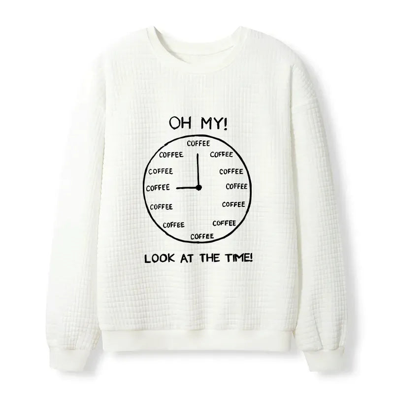 Japanese Waffle Sweatshirt for Daily Wear