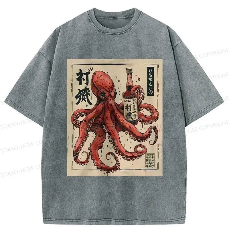 Trendy Streetwear Octopus T-Shirt for Summer