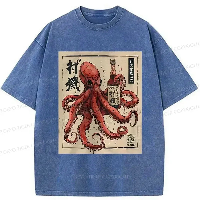 Trendy Streetwear Octopus T-Shirt for Summer