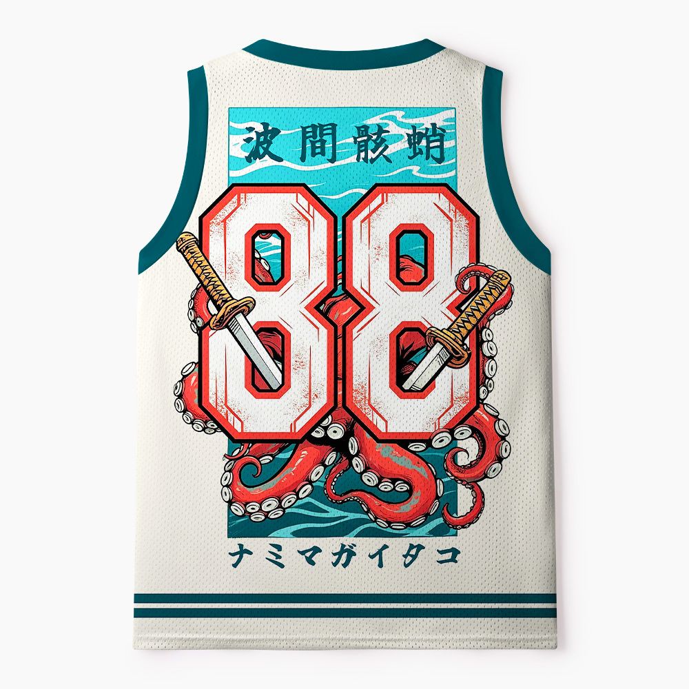 Unisex Skeleton Katana Tank Top Gift
