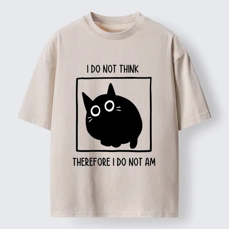 Kyoto-Lion Do Not Think Just Exist Washed T-Shirt