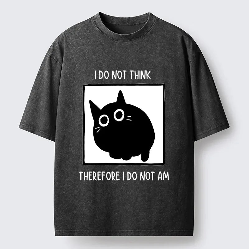 Kyoto-Lion Do Not Think Just Exist Washed T-Shirt