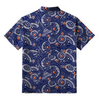Vintage Kyoto Folding Fan Button-up Shirt