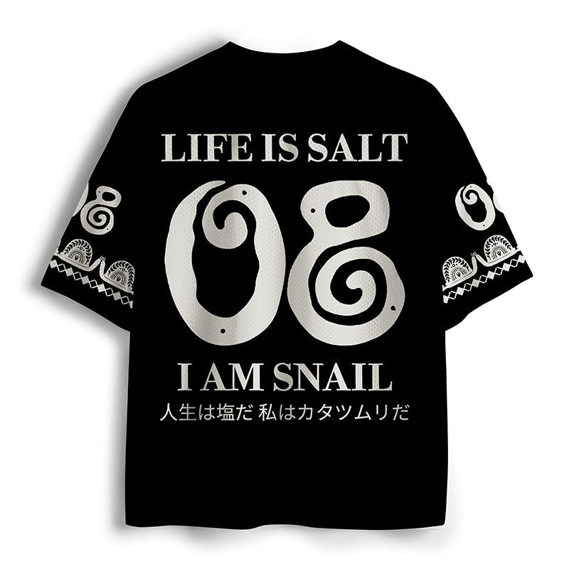 Funny Sad Snail Meme Mesh Jersey