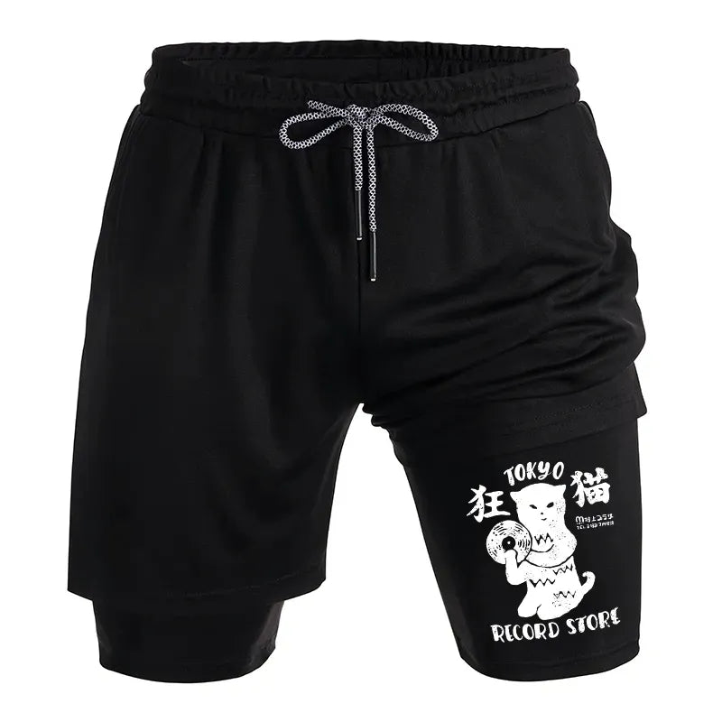 Japanese Cat Training Shorts for Travel