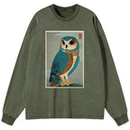 Comfortable Japanese Owl T-Shirt for Daily Wear
